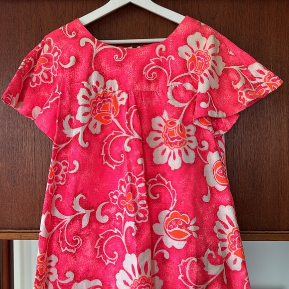 Milena Hawaii - vintage/retro tiki tropical Hawaiian/Polynesian muumuu dress - Picture 2 of 10